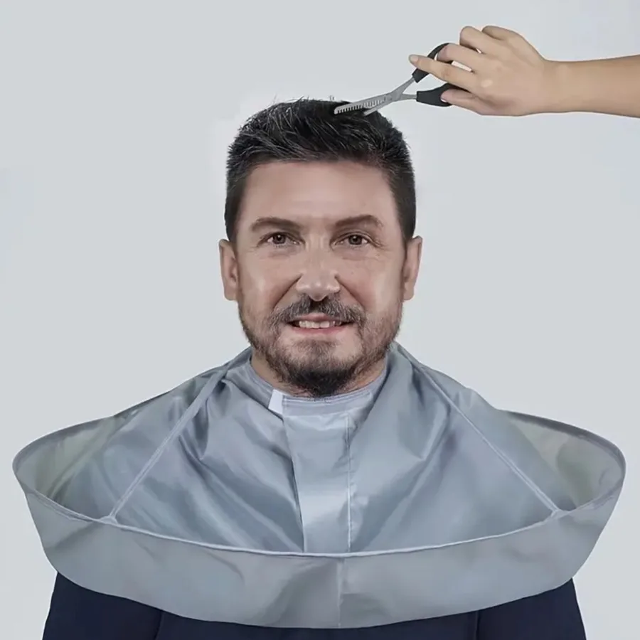 Capa para corte de cabello circular