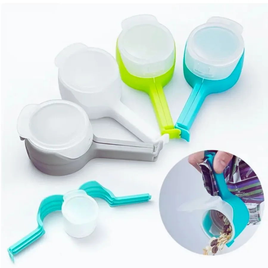 Clips para bolsas de alimento con boquilla