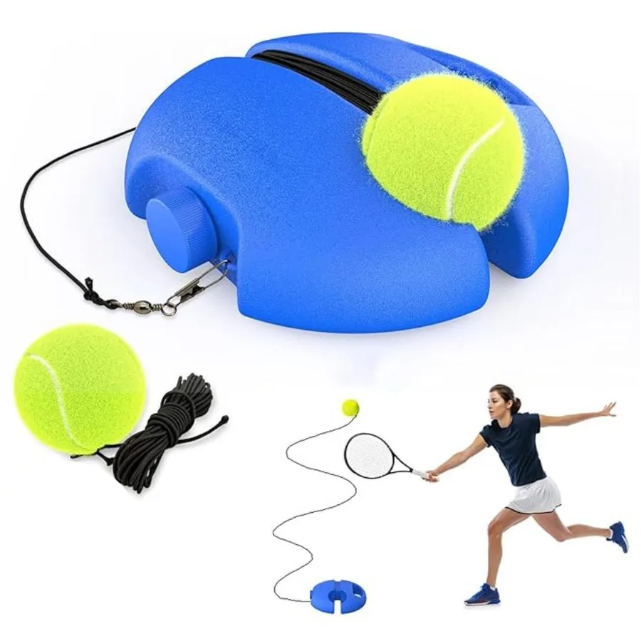 Entrenador de tenis con rebote