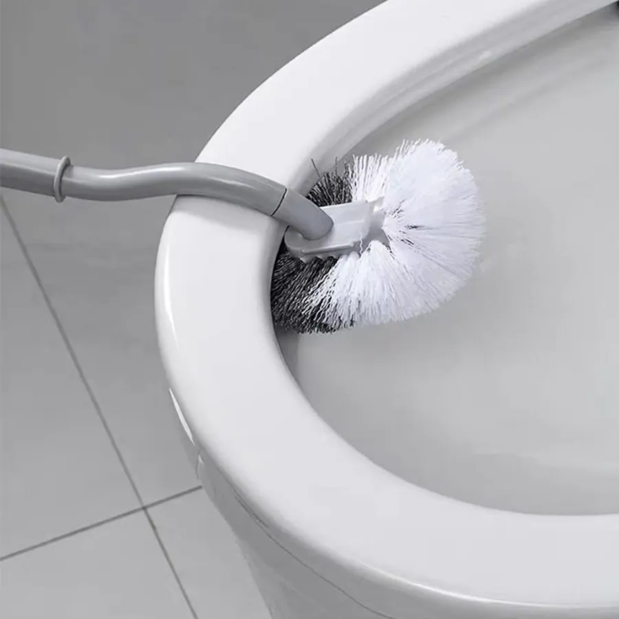 Escobilla curveada para inodoro