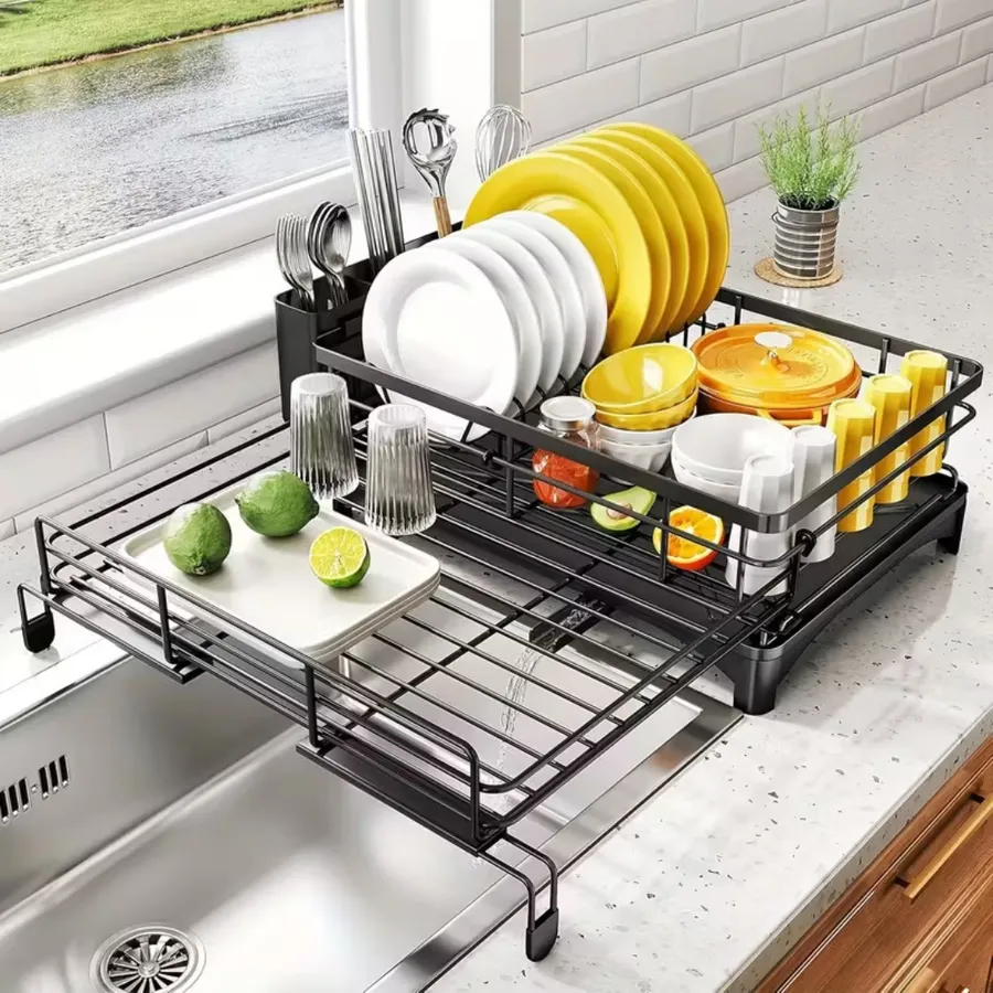 Escurridor de platos extensible