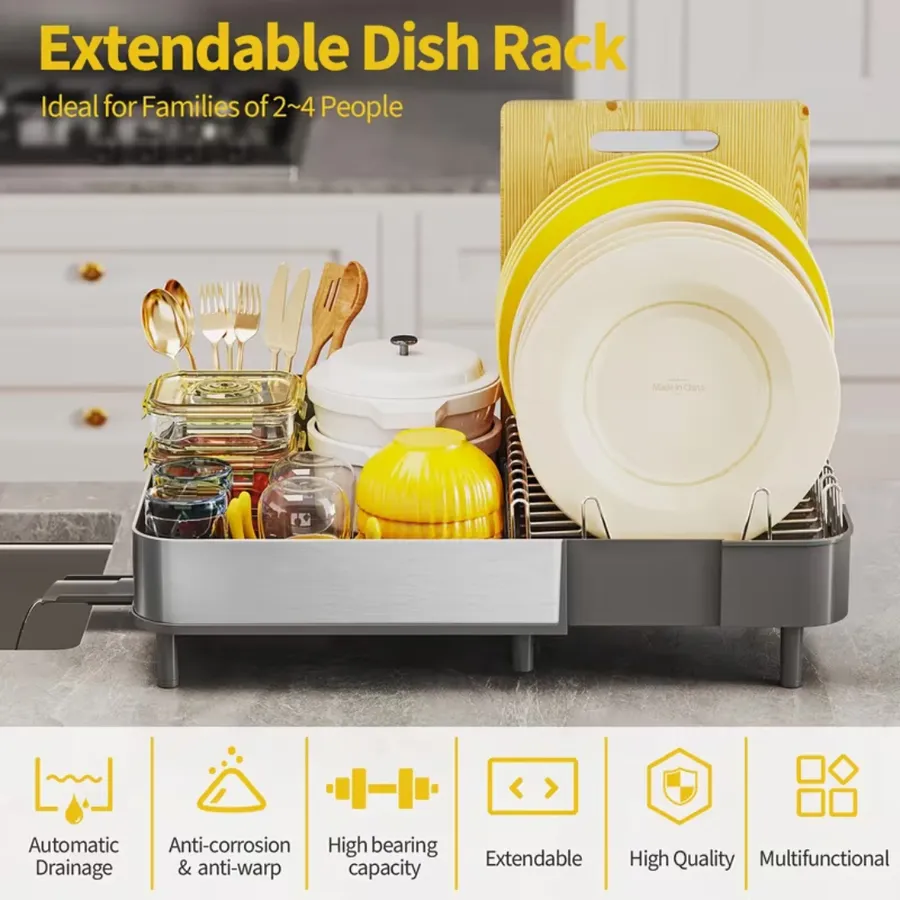 Escurridor de platos extensible