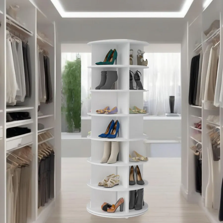 Estante giratorio para zapatos