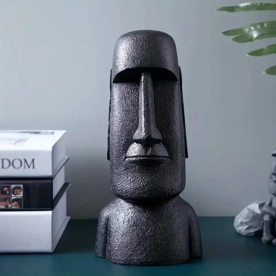 Estatua de cabeza de Moai