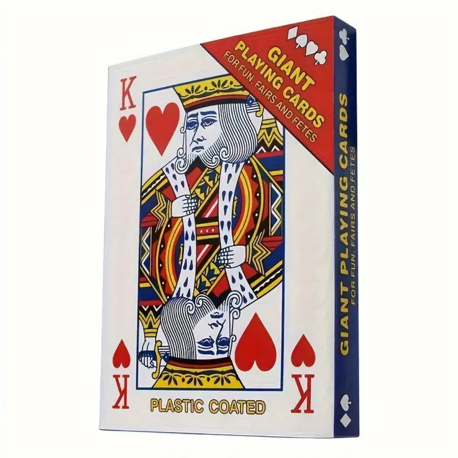 Juego de cartas grandes