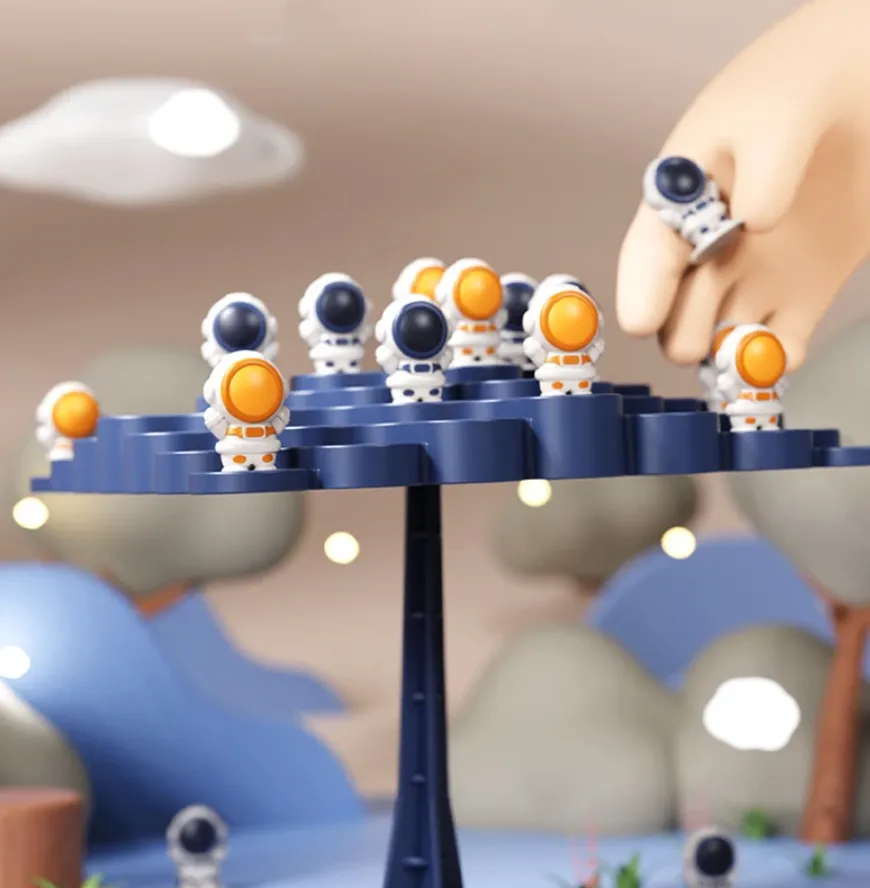 Juego de equilibrio de astronautas
