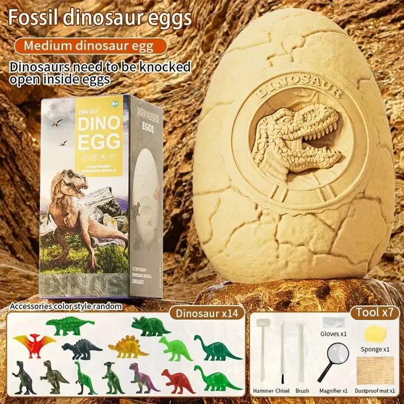 Juego de excavación de huevo de dinosaurio