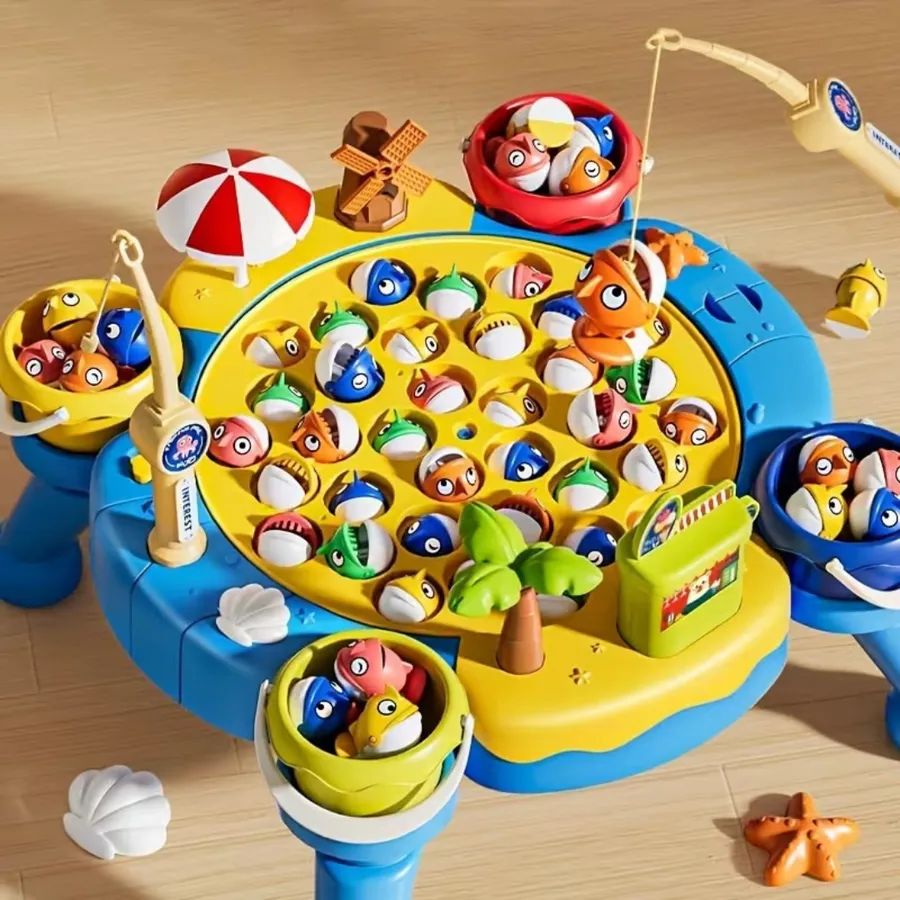 Juego de pesca magnético