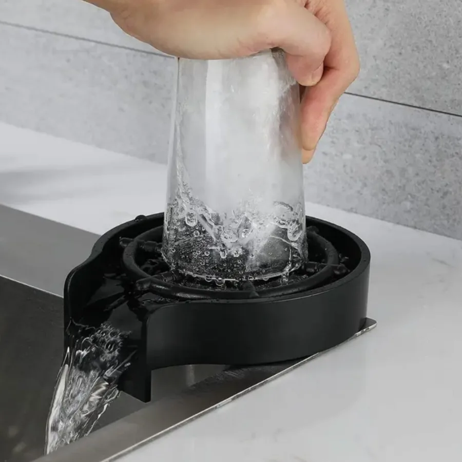 Limpiador de vasos automático