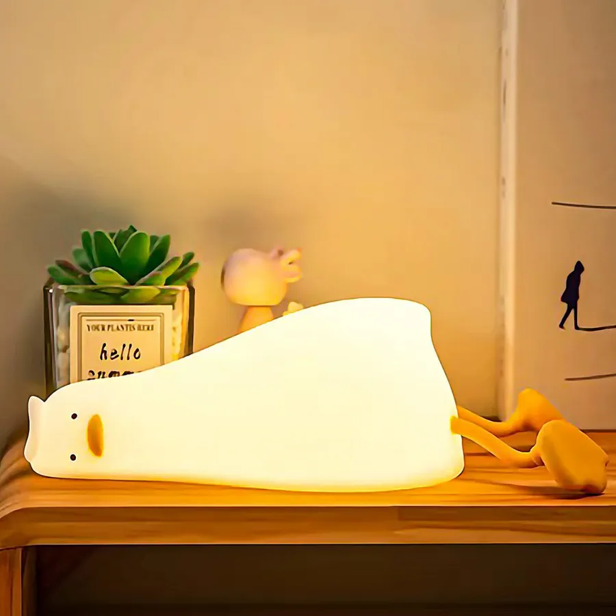Luz nocturna de pato para niños