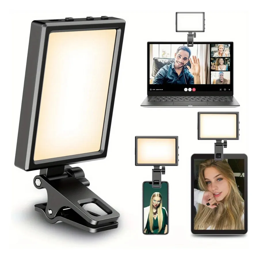 Luz de selfie con clip