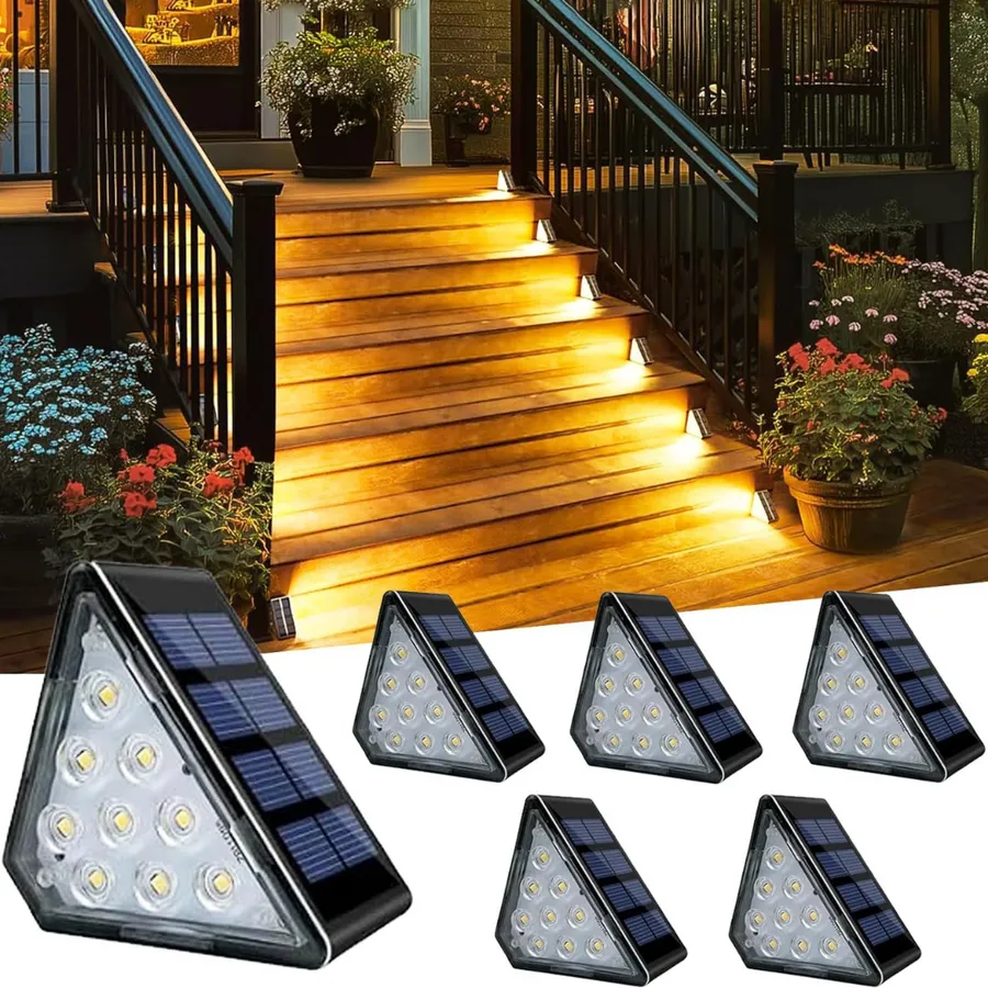 Luz solares LED para escalera