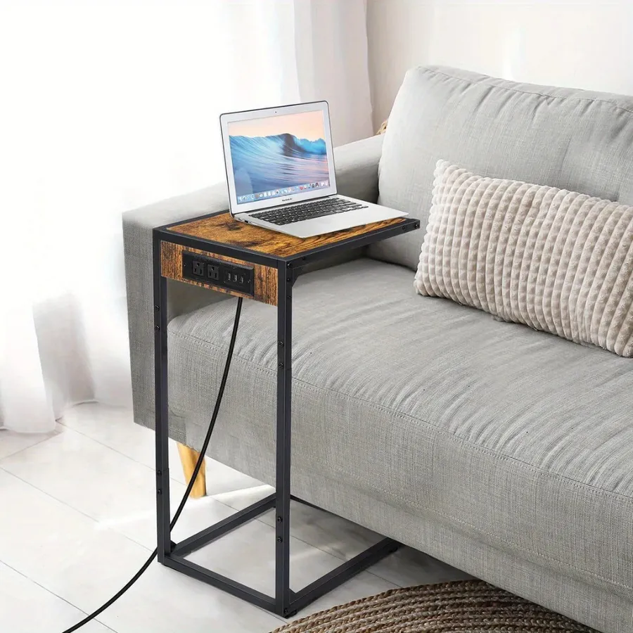 Mesa con puerto de carga