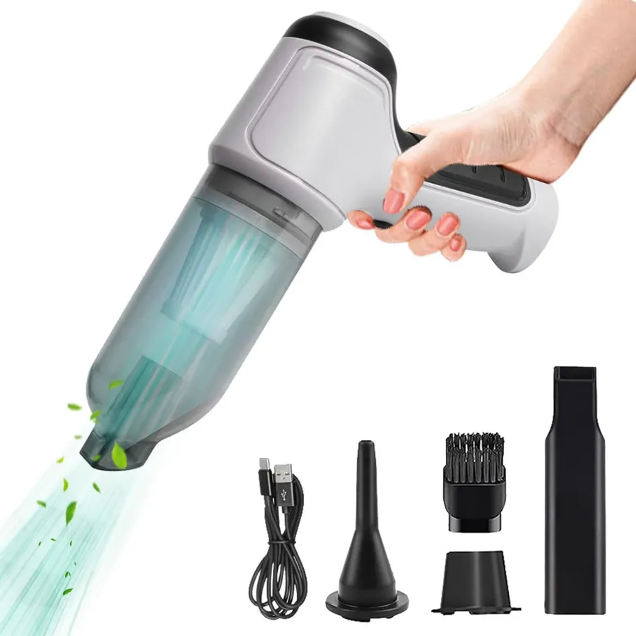 Mini soplador y aspirador inalámbrico