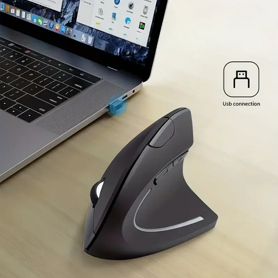 Mouse inalambrico ergonómico