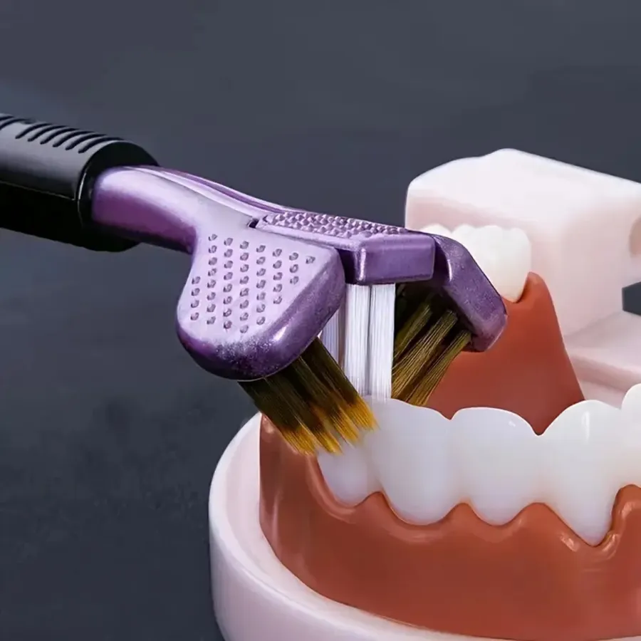 Cepillo de dientes con triple cabezal - 4 pack