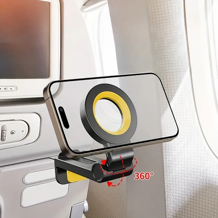 Soporte 360 de celular para viajes - redondo