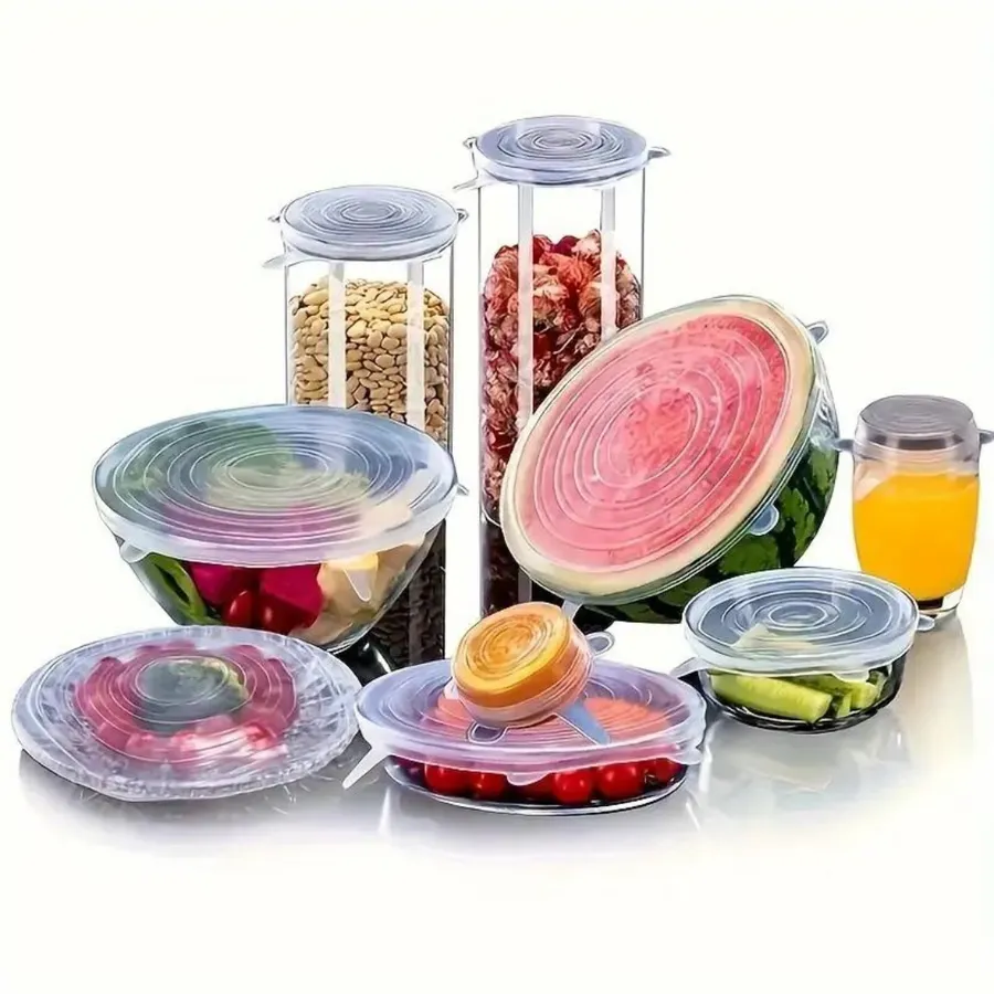 Tapas de silicona reutilizables
