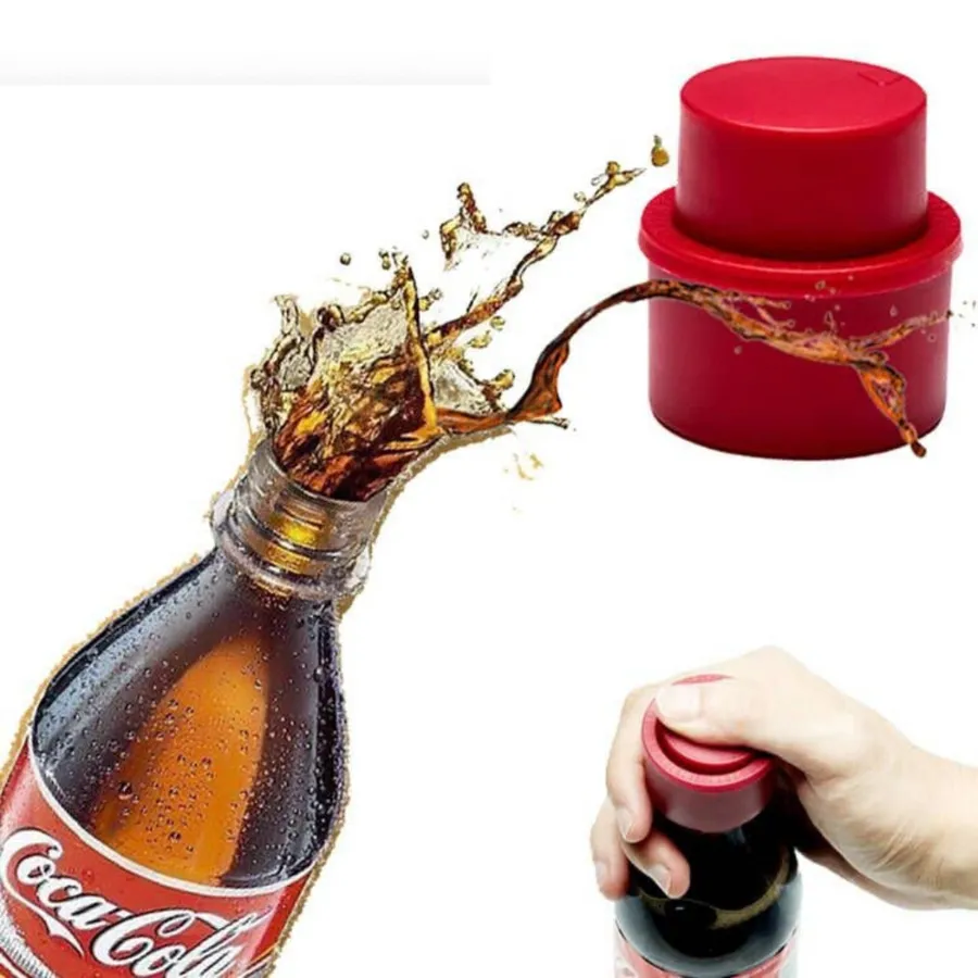 Tapón conservador de gas para refrescos