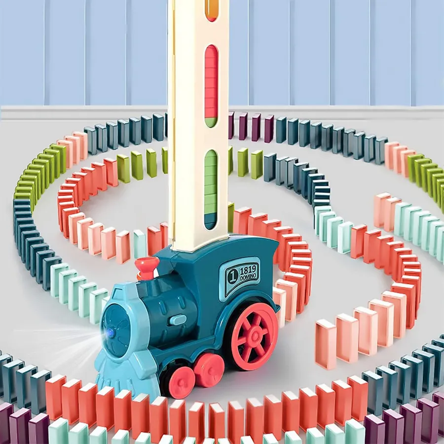 Tren eléctrico de dominó